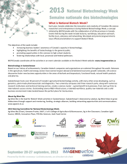 What is National Biotech Week?  