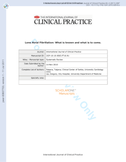 International Journal of Clinical Practice