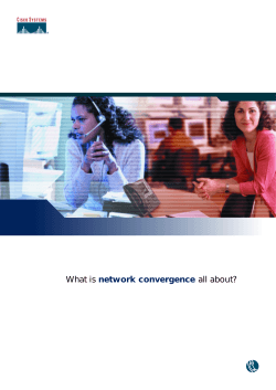 What is all about? network convergence