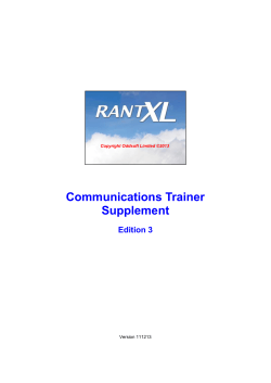 Communications Trainer
