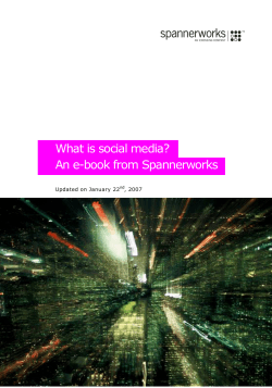 What is social media? An e-book from Spannerworks Updated on January 22