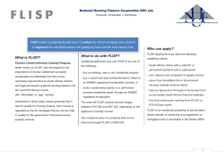 Who can apply? What to do with FLISP? What is FLISP? FLISP