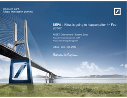 SEPA - What is going to happen after 1 Feb
