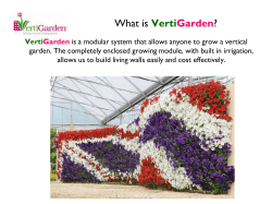 What is ? Verti Garden