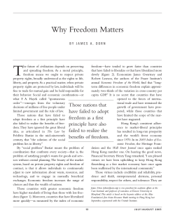 T Why Freedom Matters