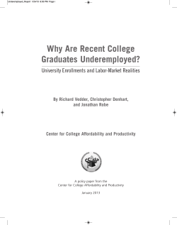 Why Are Recent College Graduates Underemployed? University Enrollments and Labor-Market Realities