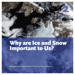 2 Why are Ice and Snow Important to Us?