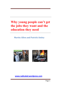 Why young people can’t get the jobs they want and the
