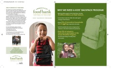 WHY WE NEED A KIDS’ BACKPACK PROGRAM ABOUT CONNECTICUT FOOD BANK