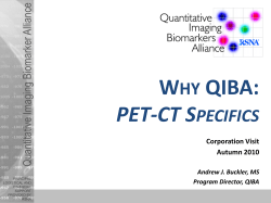W QIBA: PET-CT S HY