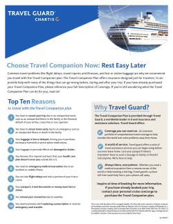 Choose Travel Companion Now: Rest Easy Later