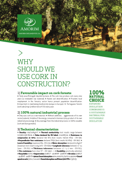 WHY SHOULD WE USE CORK IN CONSTRUCTION?