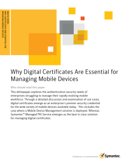 Why Digital Certificates Are Essential for Managing Mobile Devices