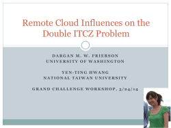 Remote Cloud Influences on the Double ITCZ Problem