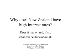 Why does New Zealand have high interest rates?