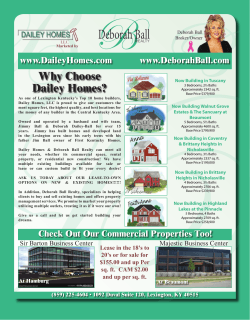 B Why Choose Dailey Homes?