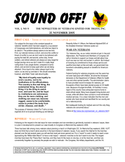 Sound Off!  25 November 2005 First Call -