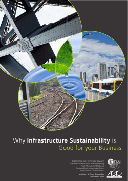 Infrastructure Sustainability Good for your Business