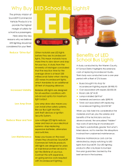 LED Why Buy Lights? LED School Bus