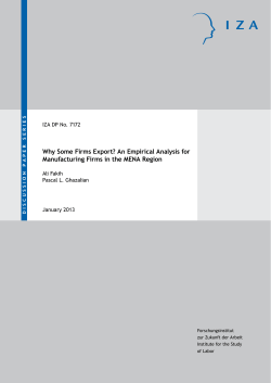 Why Some Firms Export? An Empirical Analysis for Ali Fakih