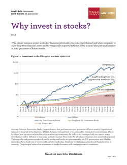 Why invest in stocks?