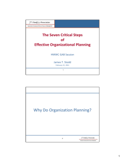 Why Do Organization Planning? The Seven Critical Steps of Effective Organizational Planning