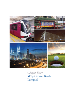 Chapter Four: Why Greater Kuala Lumpur?