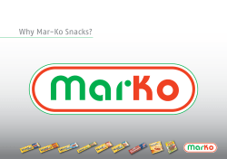 Why Mar-Ko Snacks?