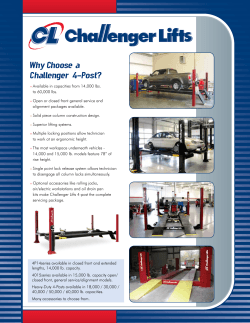 Why Choose a Challenger 4-Post?