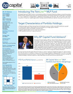 Introducing The Twin MLP Fund Line™ At A Glance