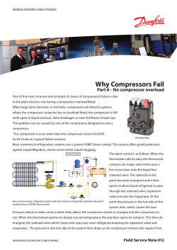Why Compressors Fail Part 6 - No compressor overload