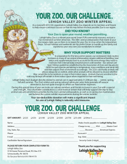 LEHIGH VALLEY  ZOO WINTER  APPEAL