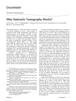 Why Hydraulic Tomography Works? Technical Commentary/