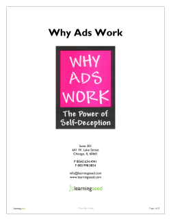 Why Ads Work