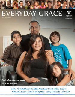 EVERYDAY GRACE This is why we do what we do. www.voa-ncnn.org