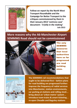 Follow%on'report'by'the'North'West' Transport'Roundtable'and'the' Campaign'for'Better'Transport'to'the'