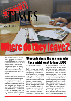 Where do they leave? Students share the reasons why