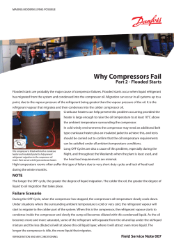 Why Compressors Fail Part 2 - Flooded Starts