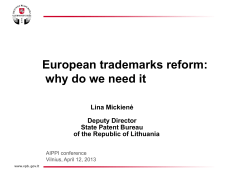 European trademarks reform: why do we need it  ė