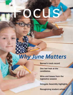 Focus Why June Matters n io