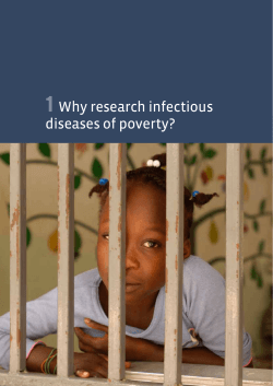 1 Why research infectious diseases of poverty?