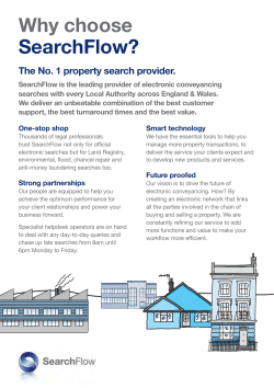 Why choose SearchFlow? The No. 1 property search provider.