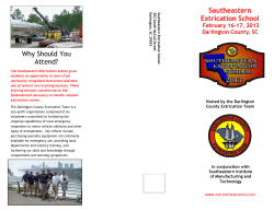 Why Should You Attend? Southeastern Extrication School