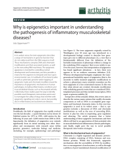 Why is epigenetics important in understanding Abstract
