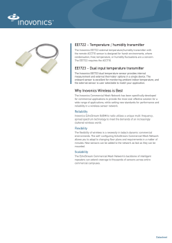 EE1722 - Temperature / humidity transmitter