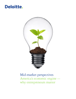 Mid-market perspectives America’s economic engine — why entrepreneurs matter