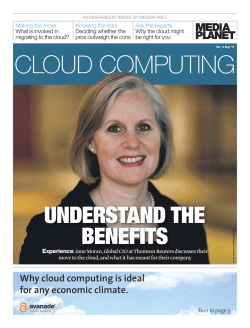 Making the move Knowing the risks Ask the experts What is involved in