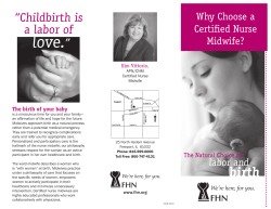 love. “Childbirth is a labor of ”