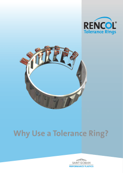 Why Use a Tolerance Ring?
