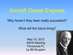 Aircraft Diesel Engines  Why haven’t they been really successful?